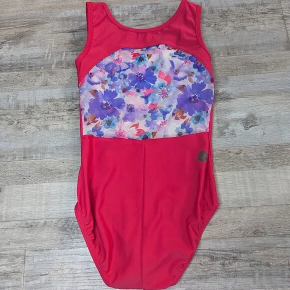 AK Dancewear * CHARIS in Aster · Hibiscus * Youth Large - Picture 2 of 6